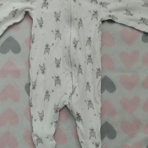 Baby girl bunny sleeper